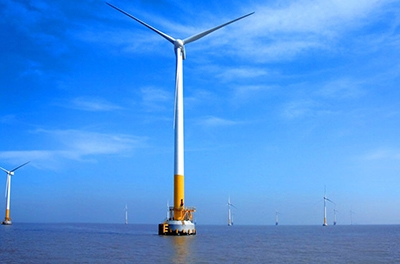 我公司建設的國內首個大功率海上風力發(fā)電機試驗站交付使用
