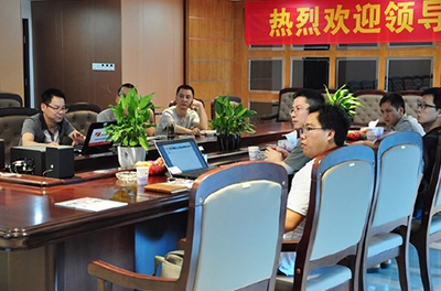 中船重工712所、中國(guó)兵器工業(yè)第58研究所綿陽(yáng)市維博電子于2014年7月14日訪問(wèn)銀河電氣